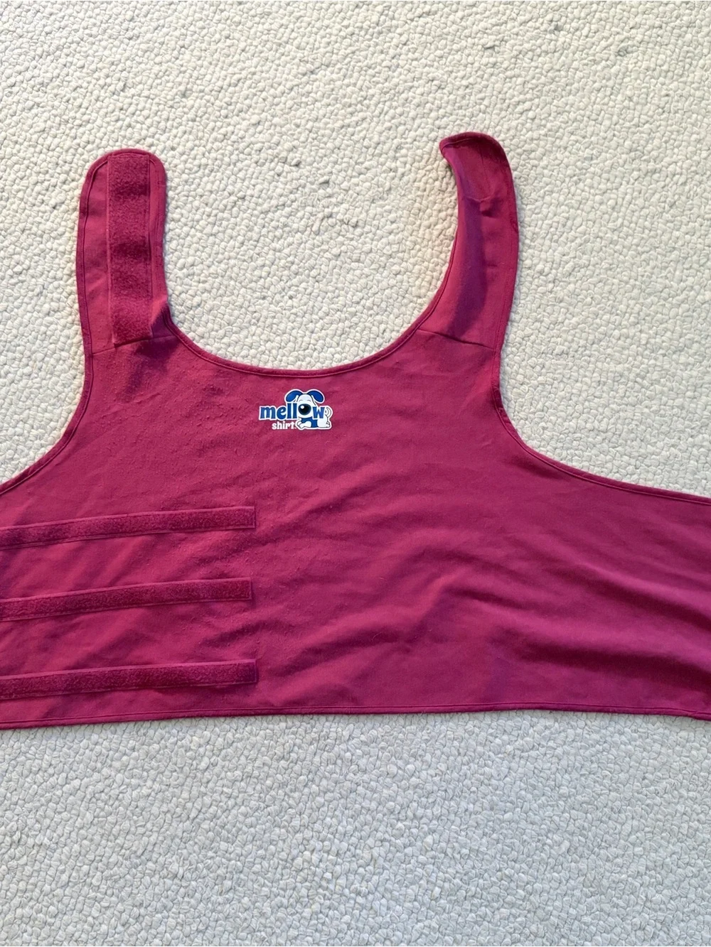 Mellow Dog Anxiety Calming Shirt / Vest / Wrap in XL Red